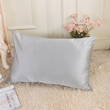 Silky Satin Pillowcase for Hair/Beauty Zipper Closure-Ultra Soft-Stain/Fade/Wrinkle Resistant Pillow