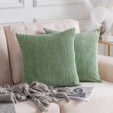 Home Brilliant Pillow Covers 24x24 Set of 2 Super Soft Throw Pillow Covers Euro Shams Decorative Pil
