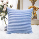 HOME BRILLIANT Decor Solid Supersoft Corduroy Handmade Decorative Velvet Throw Pillow Cushion Cover 